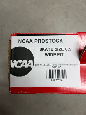 CCM XF Pro Skate Size 8.5 Wide Width NCAA Pro Stock (New)