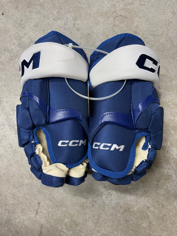 14” CCM Pro Stock NHL Toronto Maple Leafs Hockey Gloves (New)