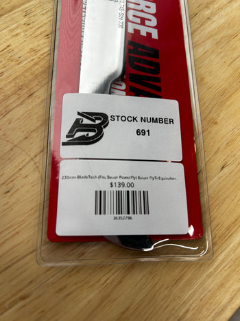 230mm BladeTech (Fits Bauer PowerFly) Bauer FlyTi Equivalent Boston Fleet Pro Stock
