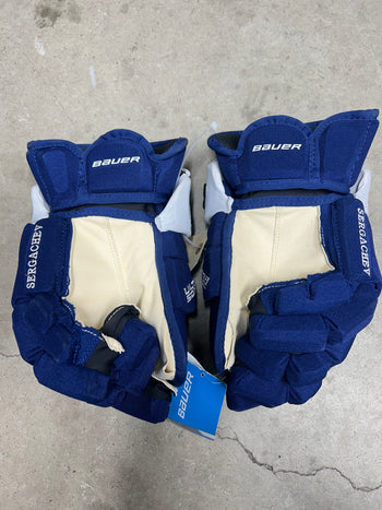 14” Bauer Supreme Ultrasonic Gloves Tampa Bay Lightning Pro Stock