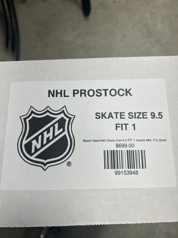 Bauer Hyperlite2 Skate Size 9.5 FIT 1 (Used) NHL Pro Stock