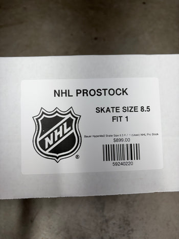 Bauer Hyperlite2 Skate Size 8.5 FIT 1 (Used) NHL Pro Stock