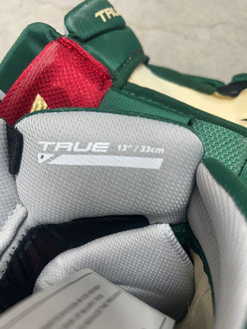 13.5” True Catalyst 9X Pro Stock Hockey Gloves Minnesota Wild ￼ (New)