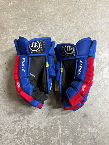 13” Warrior ALPHA X1 pro Pro Hockey Gloves (New) Pro Stock