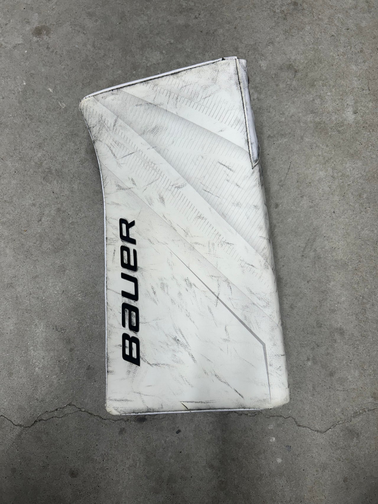 Bauer 2s Pro Goalie Blocker Ohio State Pro Stock Used