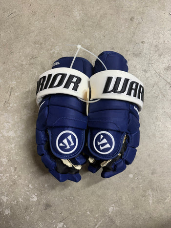 13” Warrior Covert Pro QRE Hockey Gloves (New) Tampa Bay Lightning NHL Pro Stock