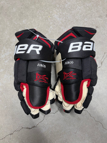 14” Bauer Vapor 1X Lite Gloves Chicago Blackhawks Pro Stock (New)
