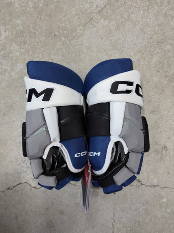 15” CCM HGQL Tampa Bay Lightning Pro Stock Hockey Gloves (New)
