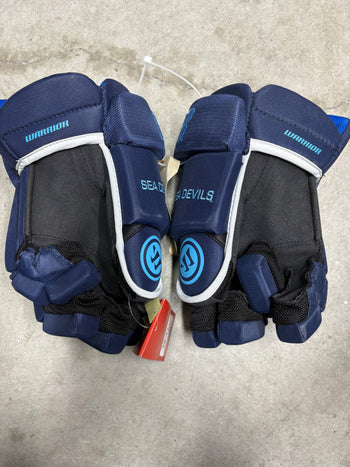 14” Warrior Covert Pro QRL Sea Devils Hockey Gloves New