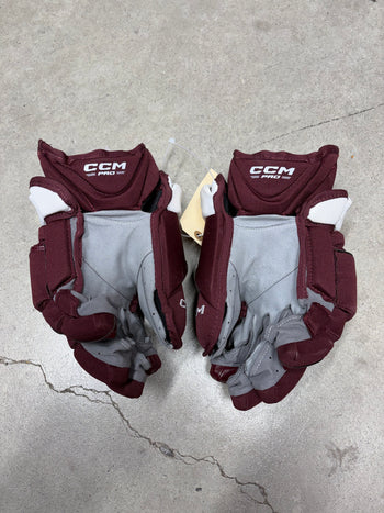 14” CCM HG12PP Arizona Sun Devils Hockey Gloves (New)