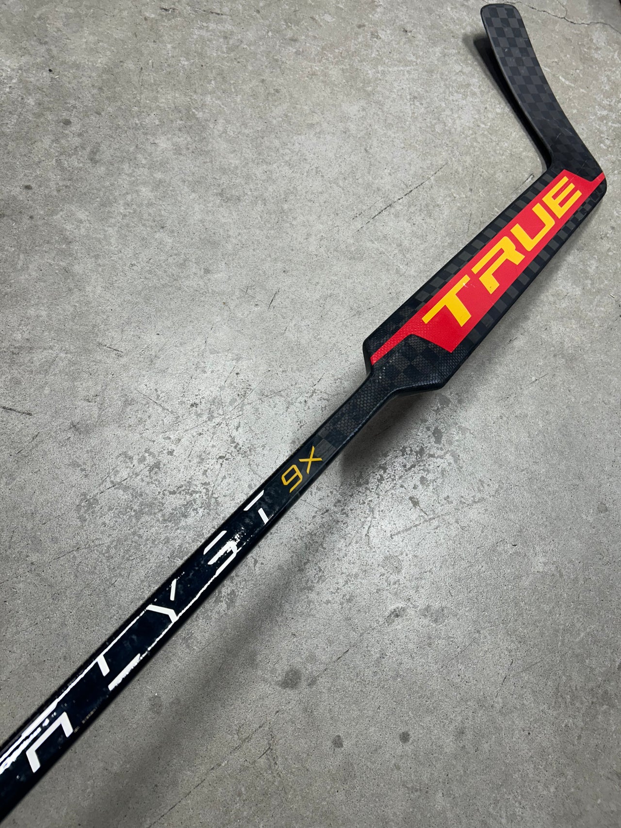 Left Hand 24”” True Catalyst 9x Pro Stock NHL Goalie Stick