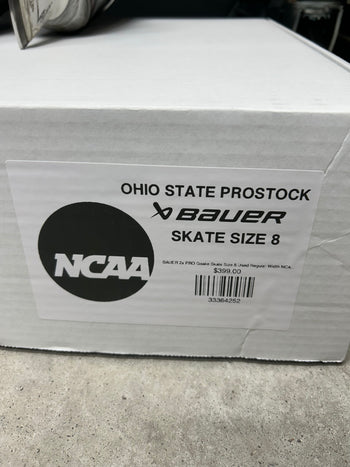 BAUER 2x PRO Goalie Skate Size 8 Used Regular Width NCAA Pro Stock