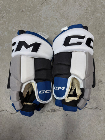 14” CCM HGTK Pro Tampa Bay Lightning Reverse Retro Hockey Gloves (New)