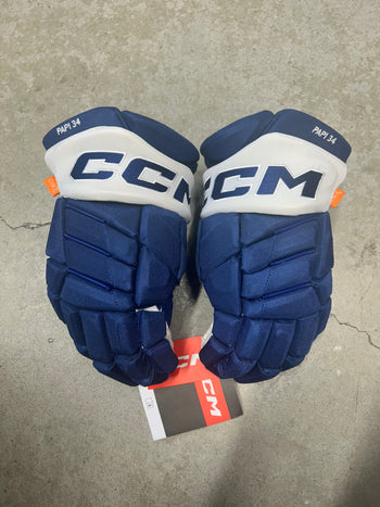 14” CCM Pro Toronto Maple Leafs Auston Matthews Pro Stock Gloves (New)