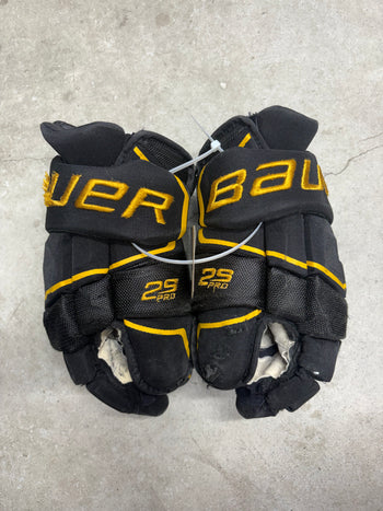 14” Bauer Supreme 2s Pro Gloves NCAA Colorado College Pro Stock Used