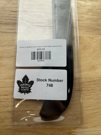 263mm CCM BLACK STEP STEEL Toronto Maple Leafs Pro Stock (Blade/Runner)