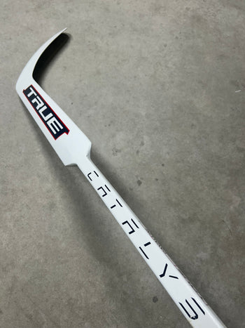 Left Hand 25” True Catalyst 9x Foam Core Pro Stock Goalie Stick Blue/Red/White