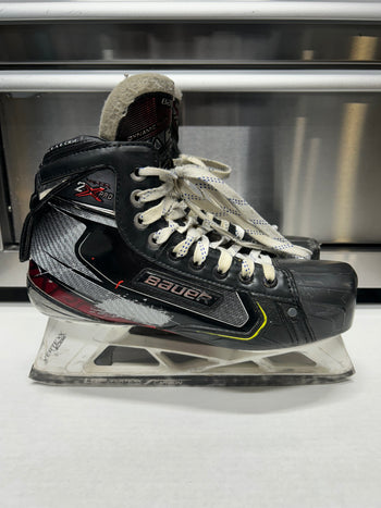 BAUER 2x PRO Goalie Skate Size 8 Used Regular Width NCAA Pro Stock