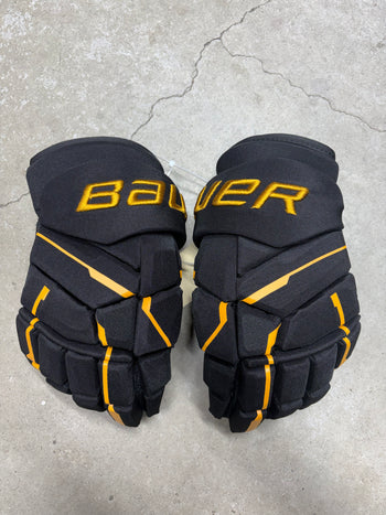 15” Bauer Mach Gloves NCAA Colorado College ￼ Pro Stock New