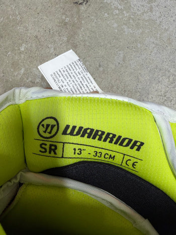 13” Warrior Covert Pro QRE Hockey Gloves (New) Tampa Bay Lightning NHL Pro Stock