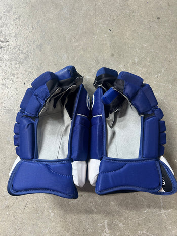 15” Warrior Alpha DX Hockey Gloves Toronto Maple Leafs Pro Stock New