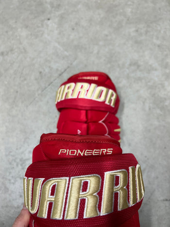 13” Warrior Alpha DX Pro Hockey Gloves (New) Denver Pioneers NCAA Prostock