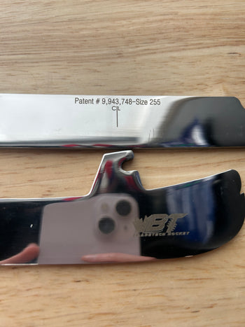 255mm BladeTech (Fits CCM XS) Step Black Steel Equivalent Ottawa Charge Pro Stock