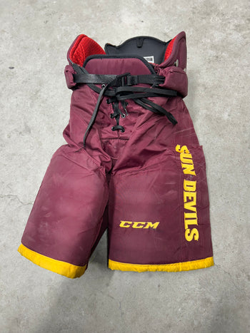Small Arizona Sun Devils CCM HP45 Pro Hockey Pants (Used)
