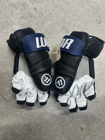 15” Warrior Covert Pro QRE Hockey Gloves (New) Toronto Maple Leafs NHL Pro Stock