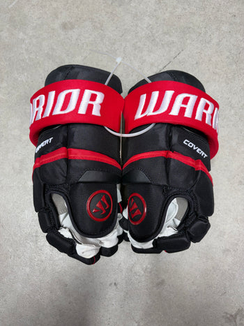15” Warrior Covert Pro QRE Hockey Gloves (New) Carolina Hurricanes
