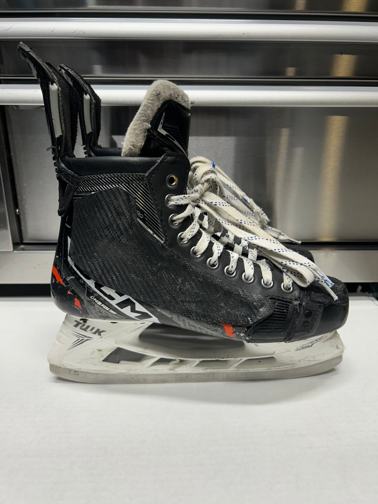 CCM ASV Pro Skate Used Size 9.5 Regular Width AHL Pro Stock