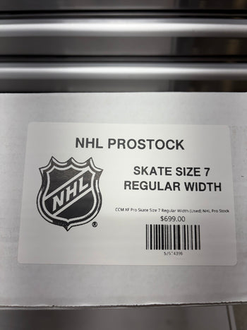 CCM XF Pro Skate Size 7 Regular Width (Used) NHL Pro Stock