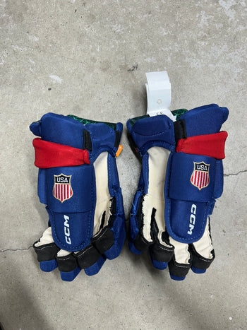 13” CCM Pro Stock Team USA Olympics Hockey Gloves (New)