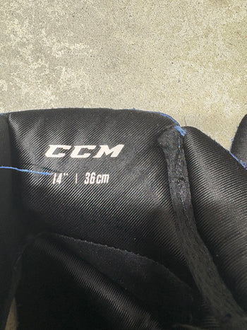 14” CCM Pro Toronto Marlies Pro Stock Gloves (Used)