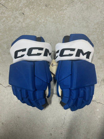 15” CCM Pro Tampa Bay Lightning Hockey Gloves Pro Stock Like New