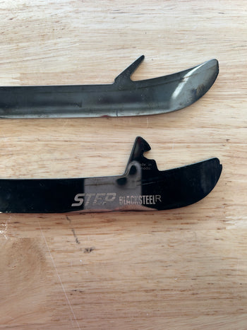 280mm CCM BLACK STEP STEEL Chicago Blackhawks Pro Stock Blade/Runner (Used)