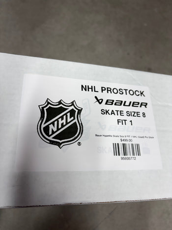 Bauer Hyperlite Skate Size 8 FIT 1 NHL (Used) Pro Stock