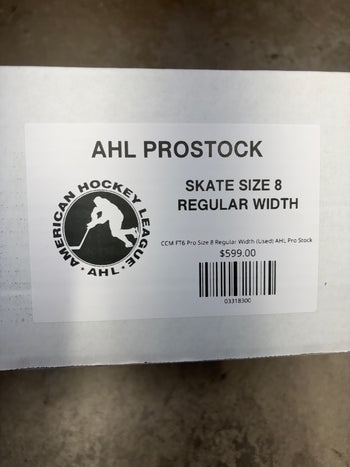 CCM FT6 Pro Size 8 Regular Width (Used) AHL Pro Stock