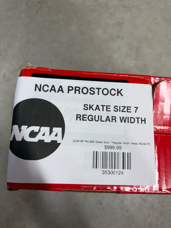 CCM XF Pro 652 Skate Size 7 Regular Width (New) NCAA Pro Stock