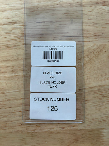 296mm Bauer LS3 NHL Pro Stock Used Steel (Blade/Runner)