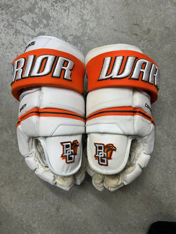 14” Warrior Covert Pro QRE Hockey Gloves (Used) NCAA Pro Stock