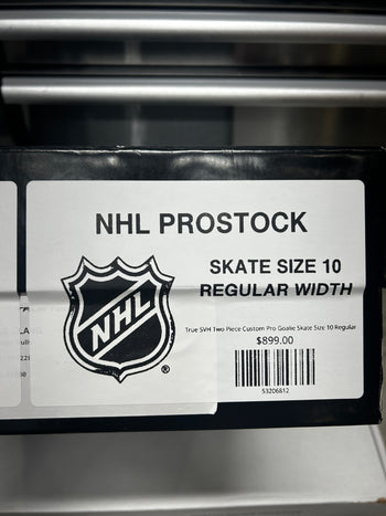True SVH Two Piece Custom Pro Goalie Skate Size 10 Regular Width (New) NHL Pro Stock