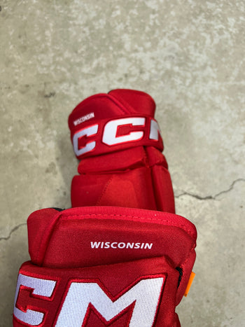 14” CCM Pro Stock NCAA Hockey Gloves (New)