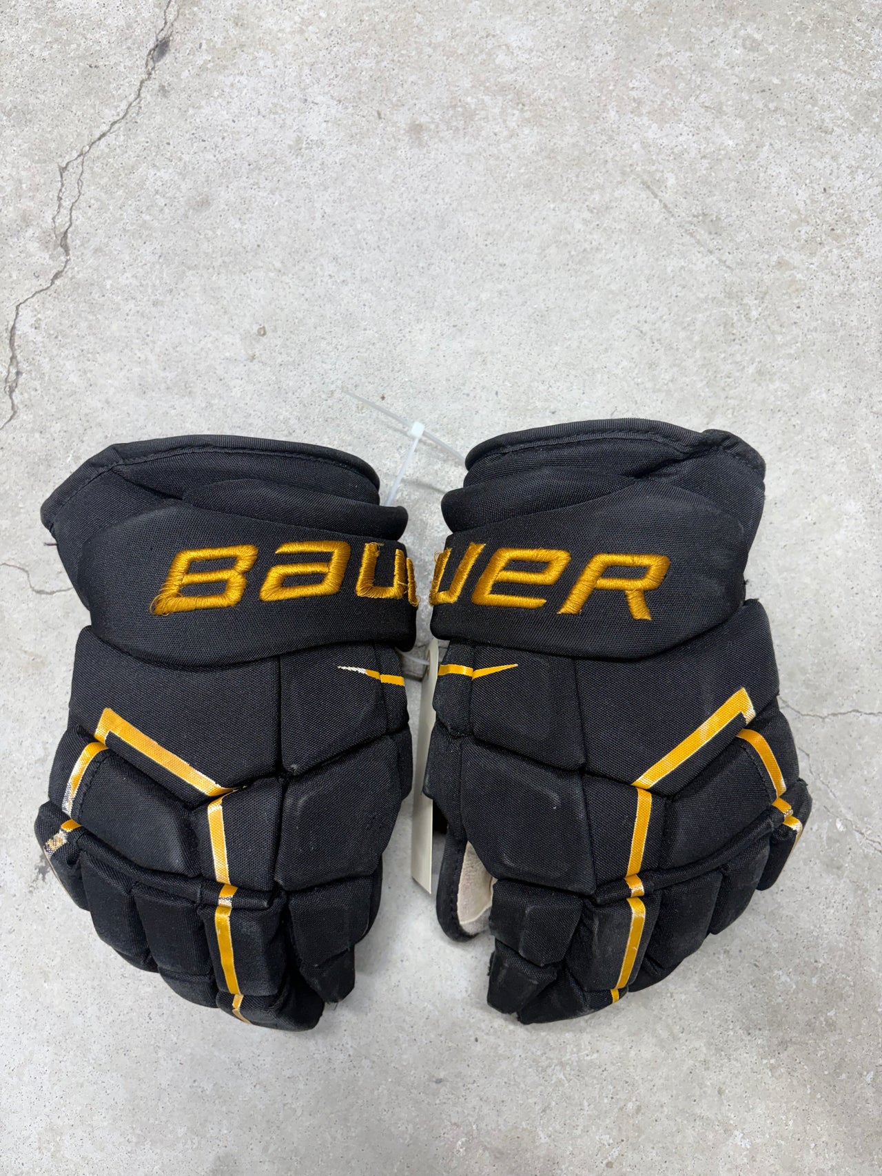 14” Bauer Supreme Ultrasonic Gloves NCAA Used