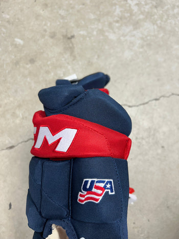 13” CCM Pro Stock Team USA Olympics Hockey Gloves (New)