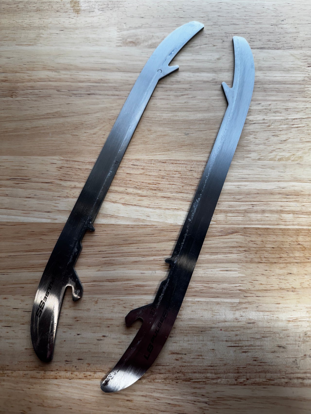 288mm Bauer LS Pulse SS Used NHL Pro Stock Steel (Blade/Runner)