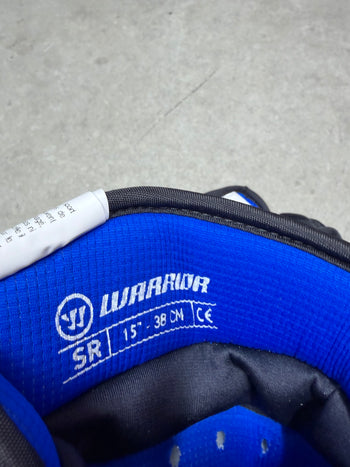 15” Warrior Covert Pro QRE Hockey Gloves (New) Carolina Hurricanes