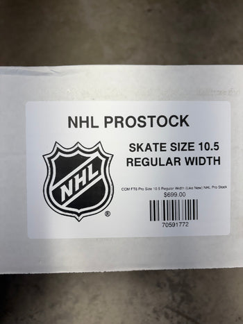 CCM FT6 Pro Size 10.5 Regular Width (Like New) NHL Pro Stock