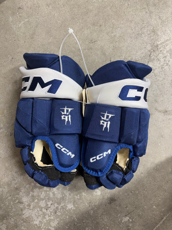 14” CCM Pro Toronto Maple Leafs John Tavares Pro Stock Gloves (New)