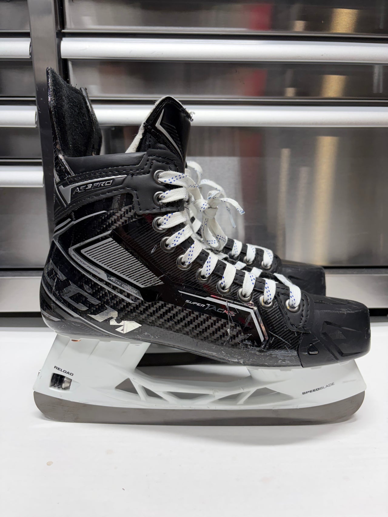 CCM AS3 Pro Skate Size 9.5 Regular Width (Used) OSKAR BÄCK Pro Stock